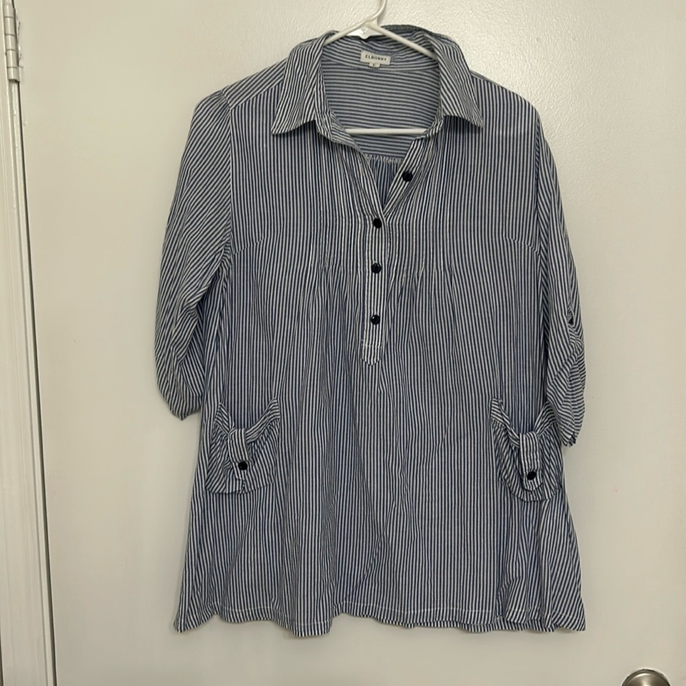 Women’s Striped Long Sleeve Blouse